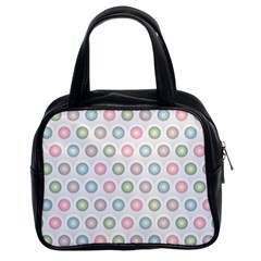 Seamless Pattern Pastels Background Pink Classic Handbag (Two Sides)