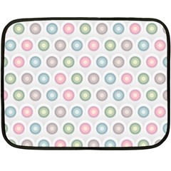 Seamless Pattern Pastels Background Pink Fleece Blanket (Mini)