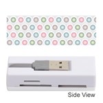 Seamless Pattern Pastels Background Pink Memory Card Reader (Stick) Front