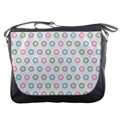 Seamless Pattern Pastels Background Pink Messenger Bag