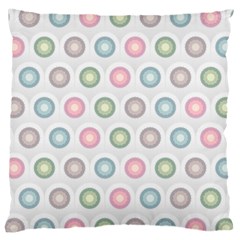 Seamless Pattern Pastels Background Pink Large Cushion Case (Two Sides)