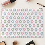 Seamless Pattern Pastels Background Pink Cosmetic Bag (XXL) Back