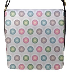 Seamless Pattern Pastels Background Pink Flap Closure Messenger Bag (S)