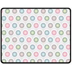 Seamless Pattern Pastels Background Pink Double Sided Fleece Blanket (Medium) 