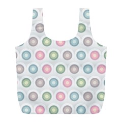 Seamless Pattern Pastels Background Pink Full Print Recycle Bag (L)