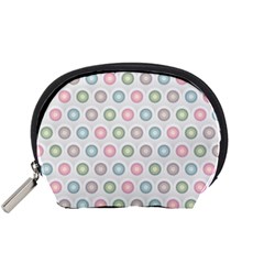 Seamless Pattern Pastels Background Pink Accessory Pouch (Small)