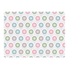 Seamless Pattern Pastels Background Pink Double Sided Flano Blanket (Mini) 