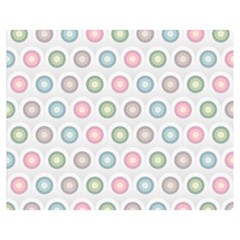 Seamless Pattern Pastels Background Pink Double Sided Flano Blanket (Medium) 