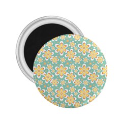 Seamless Pattern Floral Pastels 2 25  Magnets by HermanTelo