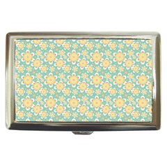 Seamless Pattern Floral Pastels Cigarette Money Case