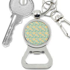 Seamless Pattern Floral Pastels Bottle Opener Key Chains