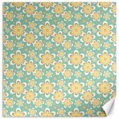 Seamless Pattern Floral Pastels Canvas 12  X 12  by HermanTelo