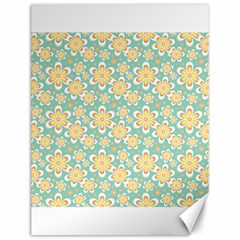 Seamless Pattern Floral Pastels Canvas 12  X 16 