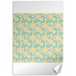 Seamless Pattern Floral Pastels Canvas 12  x 18  11.88 x17.36  Canvas - 1