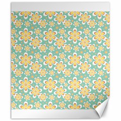 Seamless Pattern Floral Pastels Canvas 20  X 24 