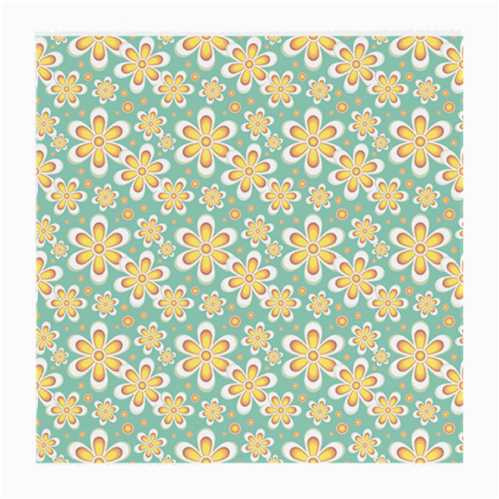 Seamless Pattern Floral Pastels Medium Glasses Cloth (2-Side)