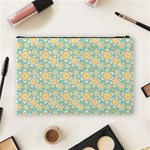 Seamless Pattern Floral Pastels Cosmetic Bag (Large) Back