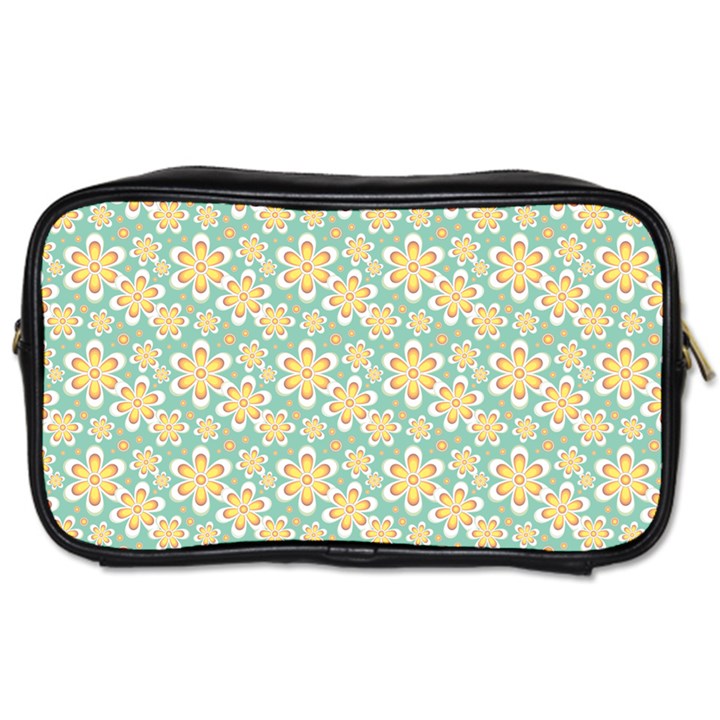 Seamless Pattern Floral Pastels Toiletries Bag (One Side)