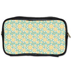 Seamless Pattern Floral Pastels Toiletries Bag (two Sides)