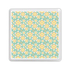 Seamless Pattern Floral Pastels Memory Card Reader (square)