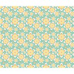 Seamless Pattern Floral Pastels Deluxe Canvas 14  x 11  (Stretched) 14  x 11  x 1.5  Stretched Canvas