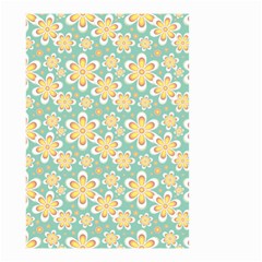 Seamless Pattern Floral Pastels Small Garden Flag (two Sides)