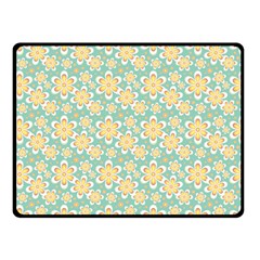 Seamless Pattern Floral Pastels Double Sided Fleece Blanket (small) 