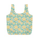 Seamless Pattern Floral Pastels Full Print Recycle Bag (M) Front