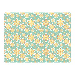 Seamless Pattern Floral Pastels Double Sided Flano Blanket (mini) 