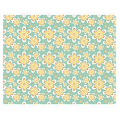 Seamless Pattern Floral Pastels Double Sided Flano Blanket (medium) 