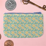 Seamless Pattern Floral Pastels Large Coin Purse Back