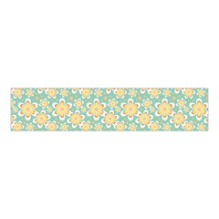 Seamless Pattern Floral Pastels Velvet Scrunchie