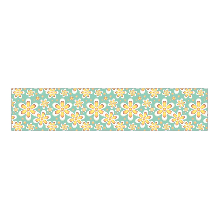 Seamless Pattern Floral Pastels Velvet Scrunchie