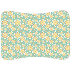 Seamless Pattern Floral Pastels Velour Seat Head Rest Cushion