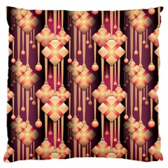 Seamless Pattern Plaid Large Cushion Case (two Sides)