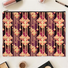 Seamless Pattern Plaid Cosmetic Bag (xxxl)