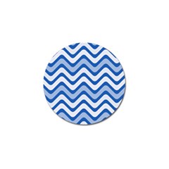 Waves Wavy Lines Golf Ball Marker (4 Pack)