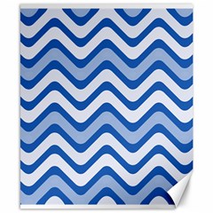 Waves Wavy Lines Canvas 8  X 10 