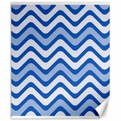 Waves Wavy Lines Canvas 20  X 24 