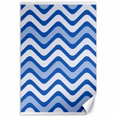 Waves Wavy Lines Canvas 24  X 36 