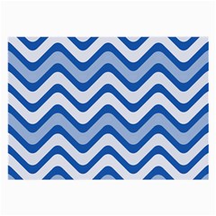 Waves Wavy Lines Large Glasses Cloth (2-side) by HermanTelo