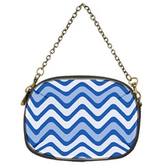 Waves Wavy Lines Chain Purse (one Side)