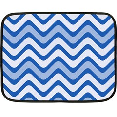 Waves Wavy Lines Fleece Blanket (mini)