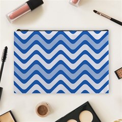 Waves Wavy Lines Cosmetic Bag (large)