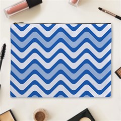 Waves Wavy Lines Cosmetic Bag (xl)