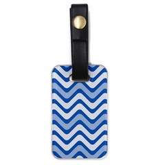 Waves Wavy Lines Luggage Tags (one Side) 