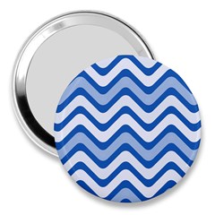 Waves Wavy Lines 3  Handbag Mirrors