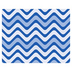 Waves Wavy Lines Double Sided Flano Blanket (medium) 