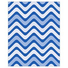 Waves Wavy Lines Drawstring Bag (small)