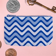 Waves Wavy Lines Large Coin Purse